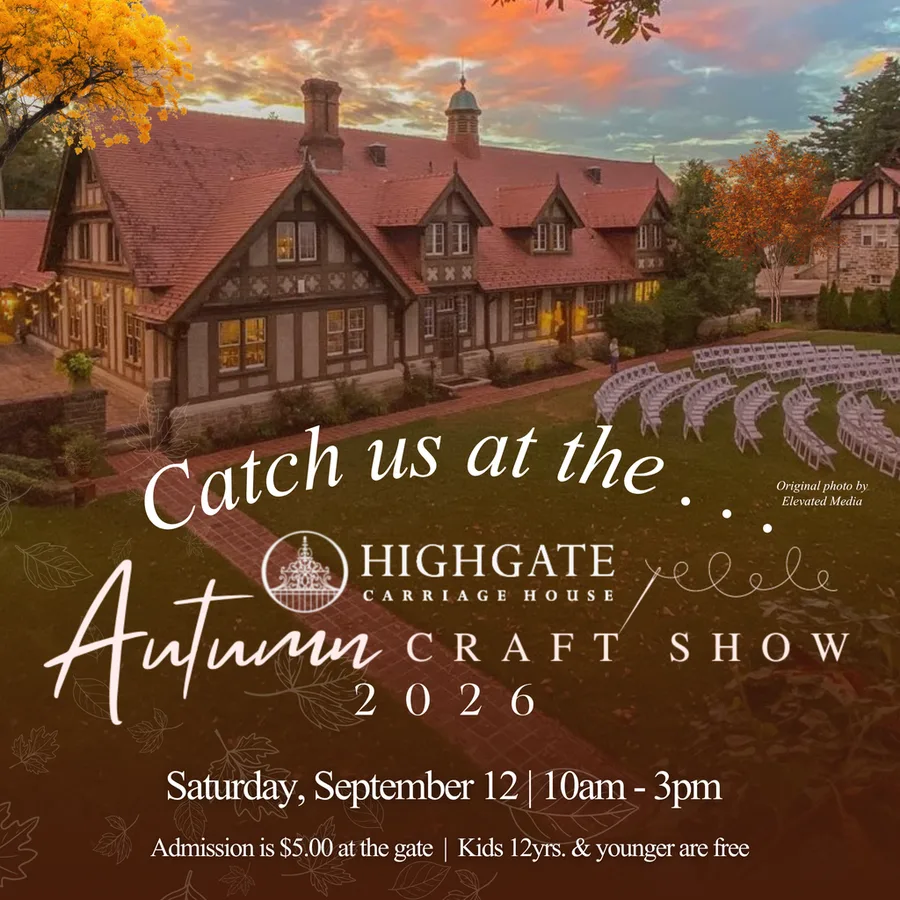 Highgate Carriage House Autumn Craft Show 2026 event artwork